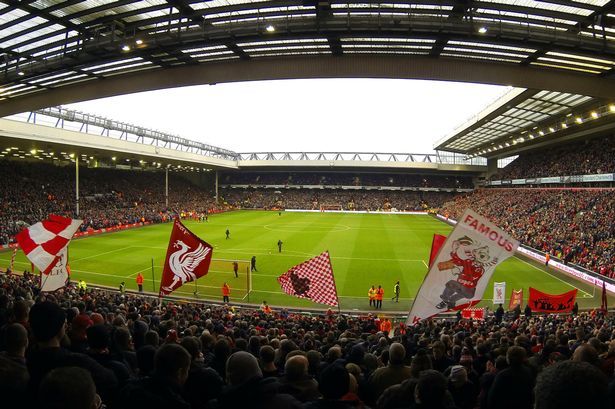 Anfield before the game v Oldham